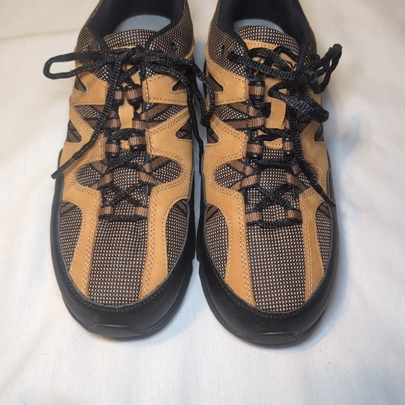 Apex Men\'s V751 Hiker Size 9 Wide Shoes Tan/Black Leather Hiking Excellent main image 9